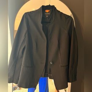 Banana Republic Black Heavy cotton blazer,size 6